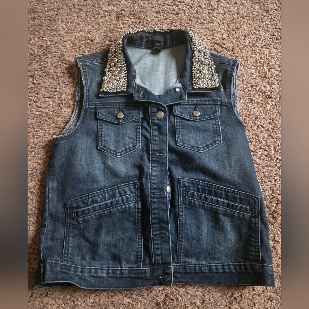 Forever 21 Medium Denim Vest